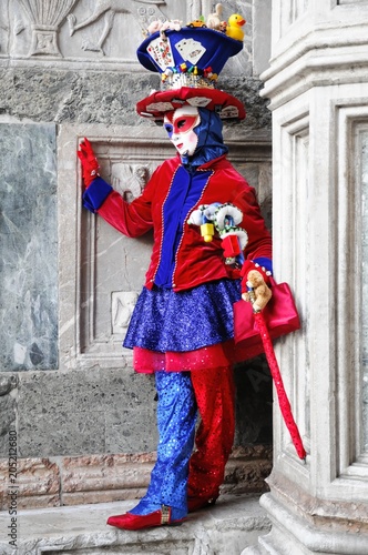 Maske, Carneval, Carnevale, Karneval in Venedig, Venetien, Italien, Europa