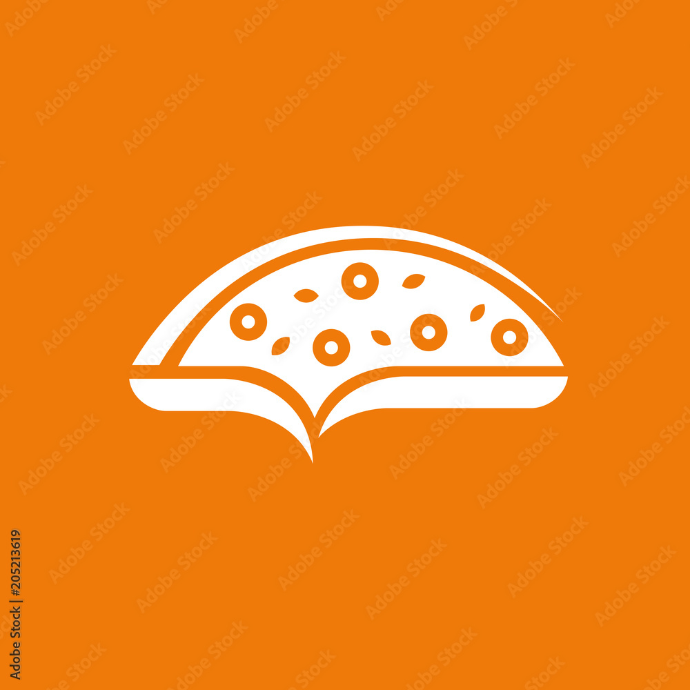 Logo design abstract italian food vector template. Logo design abstract italian food vector template.
