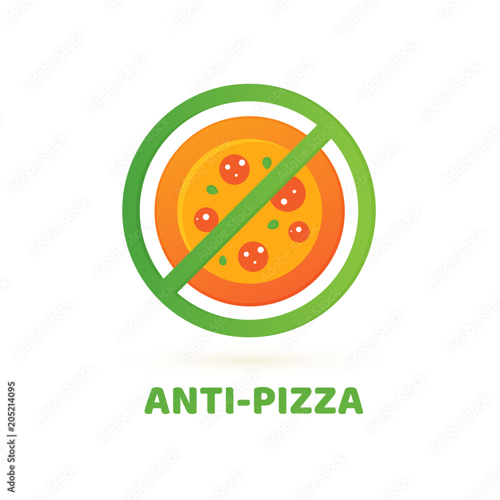 Logo design abstract italian food vector template. Logo design abstract italian food vector template.