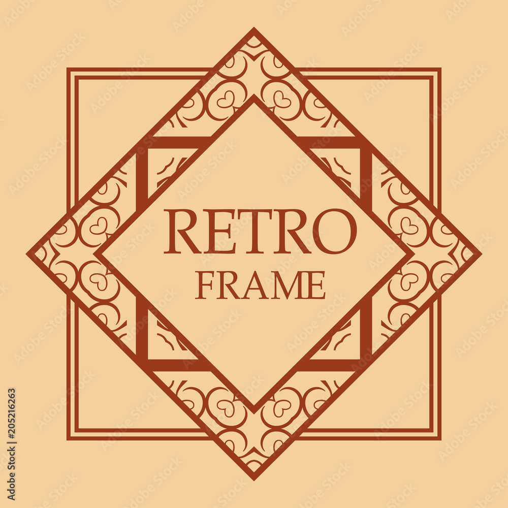 art deco frame art deco frame