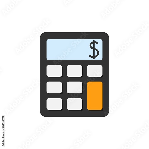 Calculator flat icon