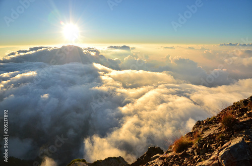 The sunrise to watch from Shiroumadake