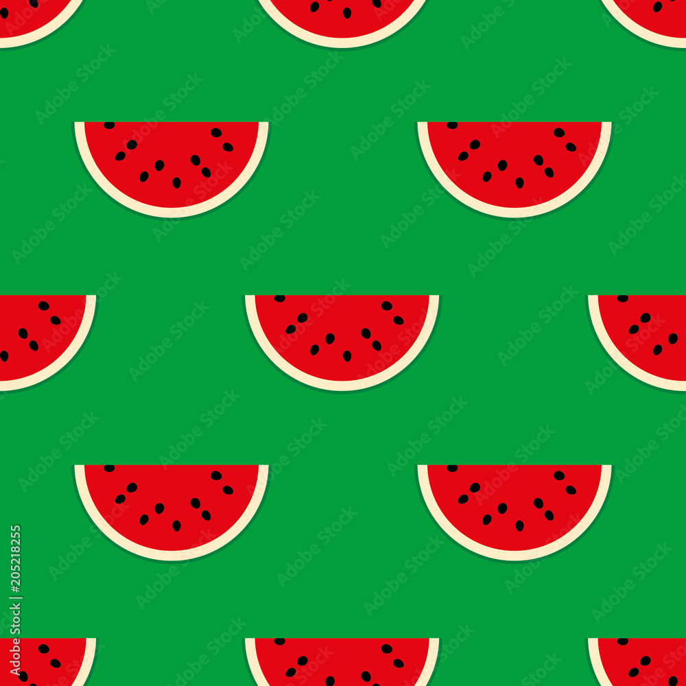 vector seamless pattern of watermelons vector seamless pattern of watermelons