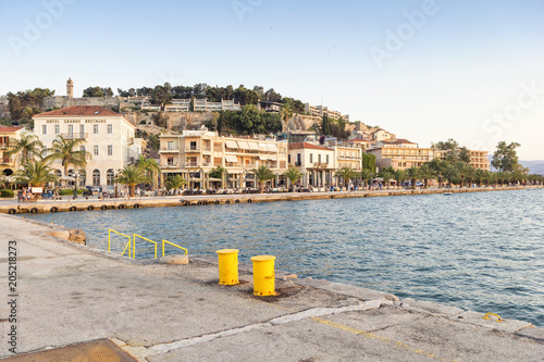 Greece, Peloponnese, Argolis, Nauplia, View to Akronauplia Castle photo