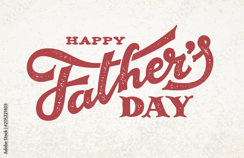 Happy Fathers Day lettering