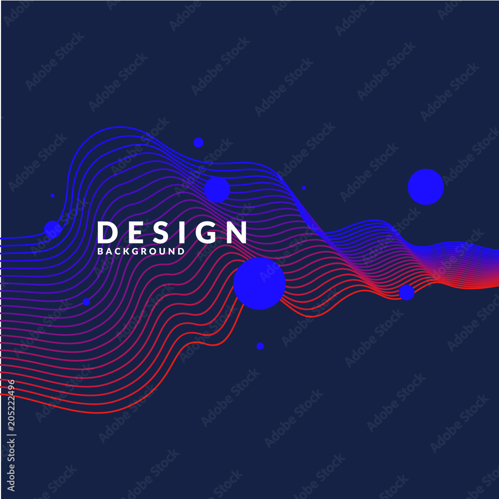 Organic forms with dynamic waves and lines on a dark background. Vector. Organic forms with dynamic waves and lines on a dark background. Vector.