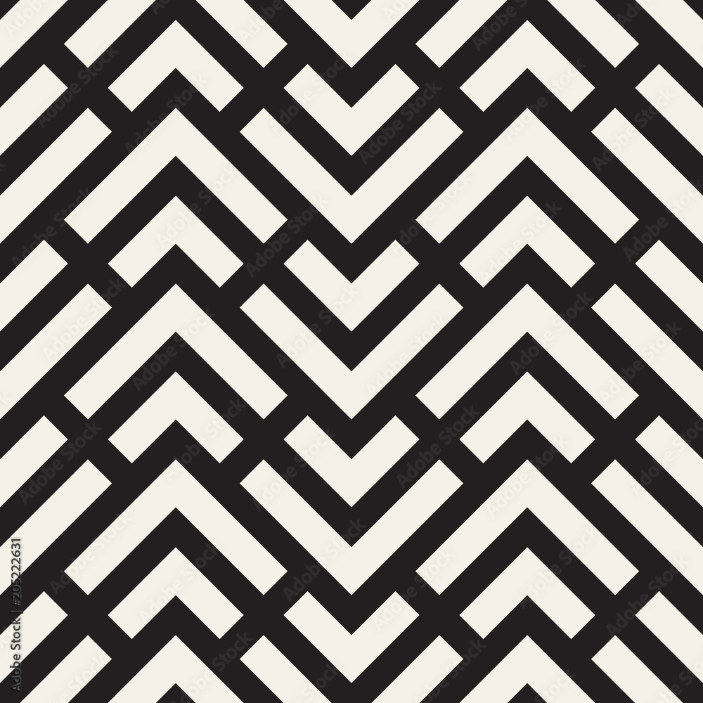 Vector seamless geometric pattern. Simple abstract lines lattice. Repeating elements stylish background Vector seamless geometric pattern. Simple abstract lines lattice. Repeating elements stylish background