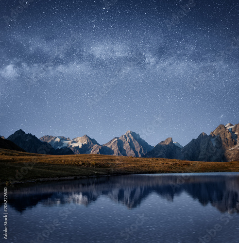 Milky Way over the Koruldi lakes