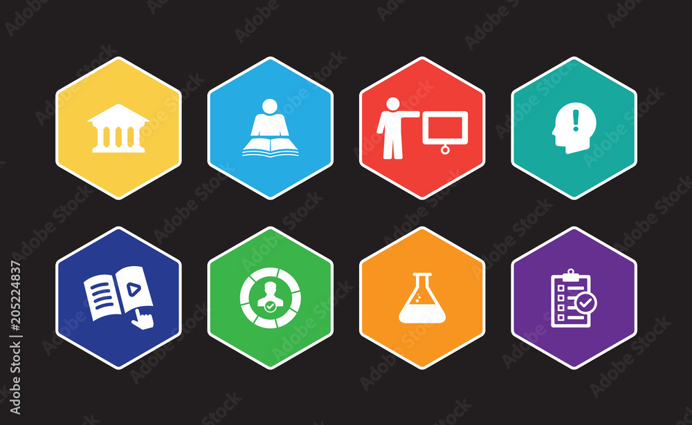 Education Infographic Icon Set