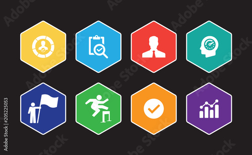 Human Resources Infographic Icon Set