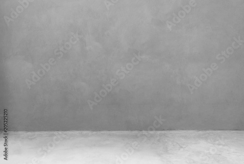 concrete wall and floor closeup / grey wall and floor texture background