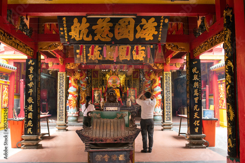 Quan Am Pagoda in Cho Lon District, Saigon, Vietnam © wooooooojpn