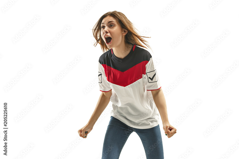 egyptian football fan on white background egyptian football fan on white background