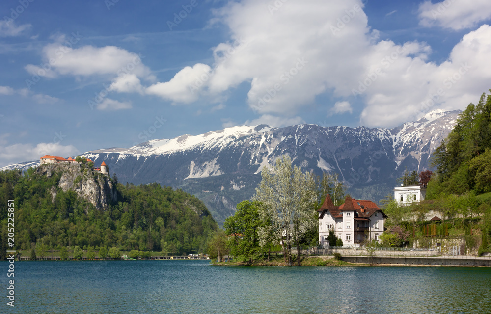Lake Bled in Springtime, Slovenia