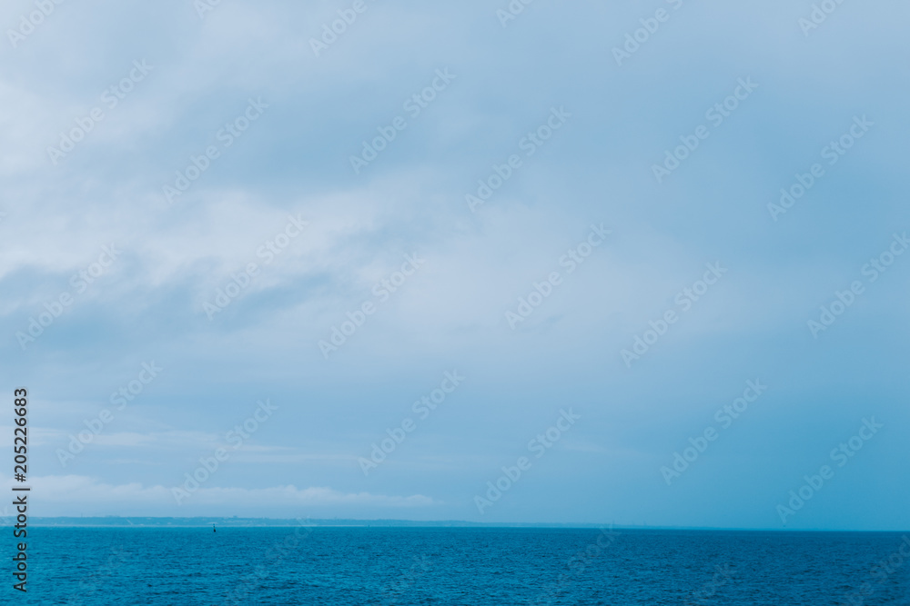 Beautiful blue sea. The mood is summer Beautiful blue sea. The mood is summer
