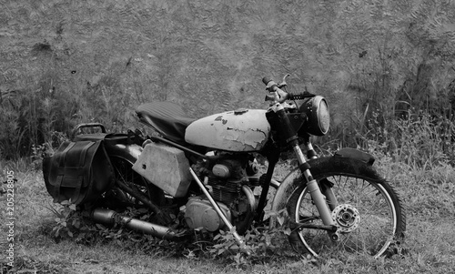 Fototapeta Naklejka Na Ścianę i Meble -  classic old motorcycle