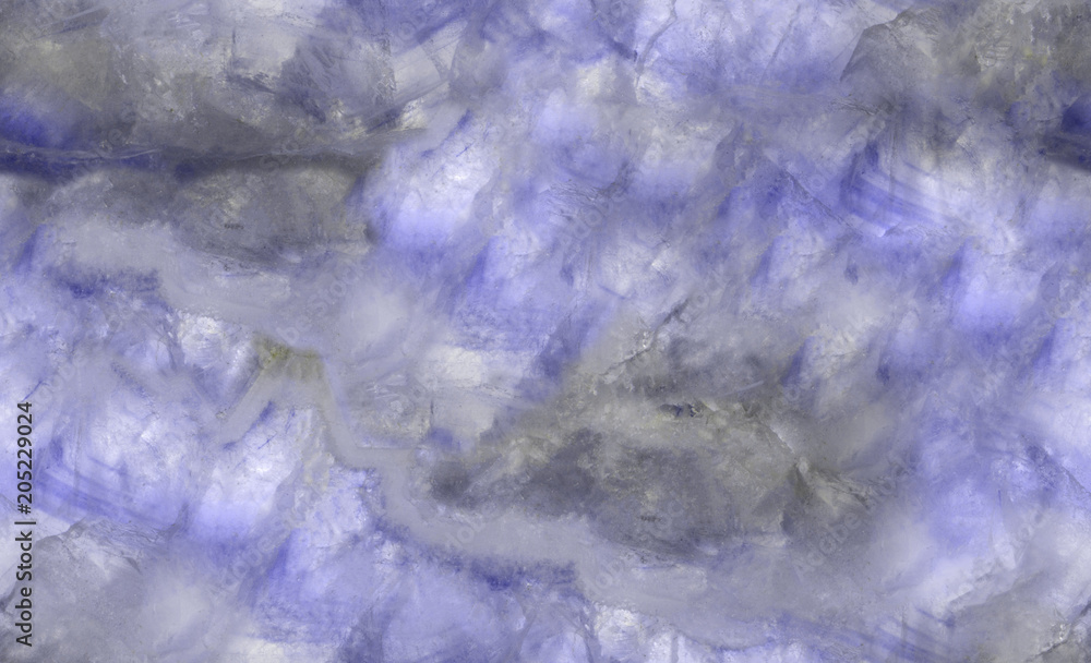 Naklejka premium blue fluorite seamless texture macro