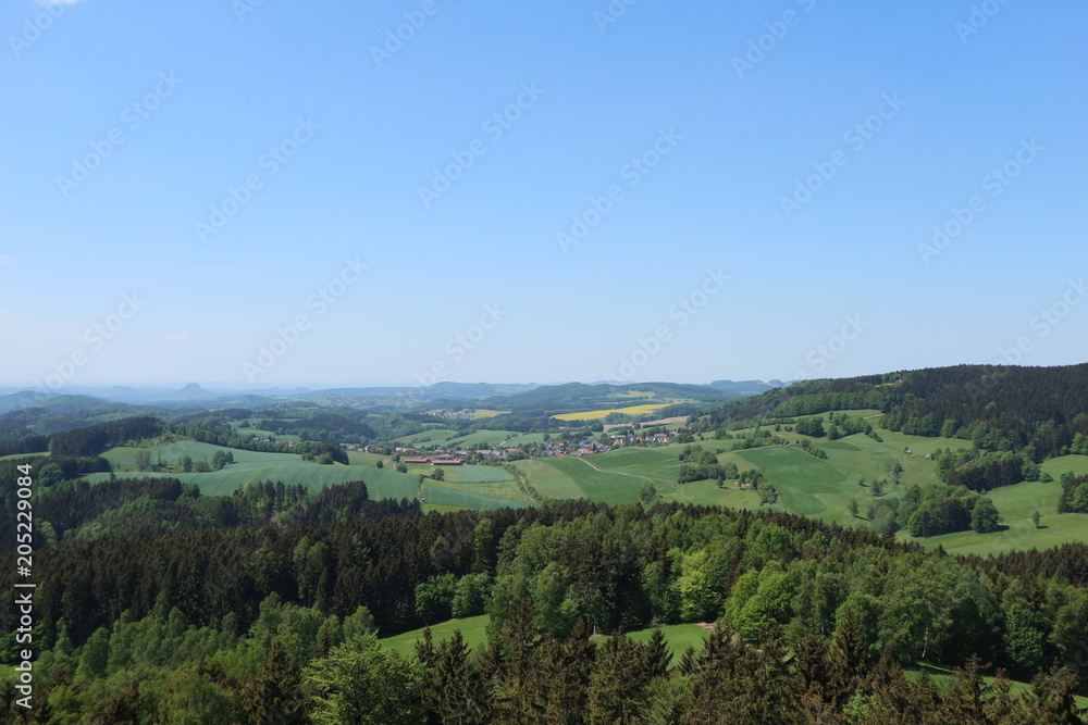 Weifberg bei Hinterhermsdorf und Umgebung