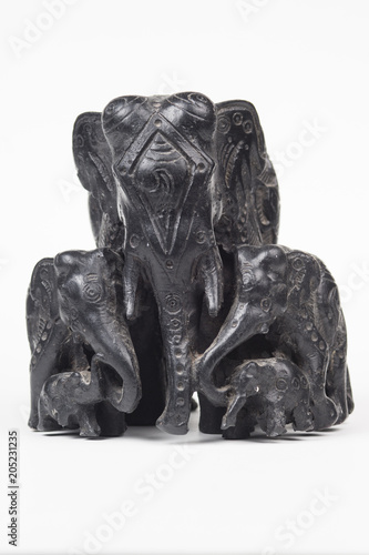 Ivory figurine. High resolution image concept depicting sculpture craft.