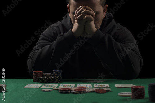 Fototapeta Poker table setup