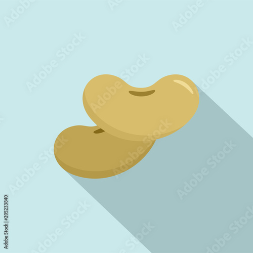 Beans icon. Flat illustration of beans vector icon for web design