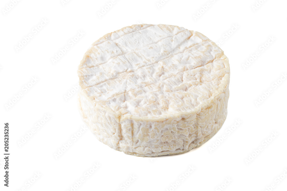 Fototapeta premium Camembert cheese isolated on white