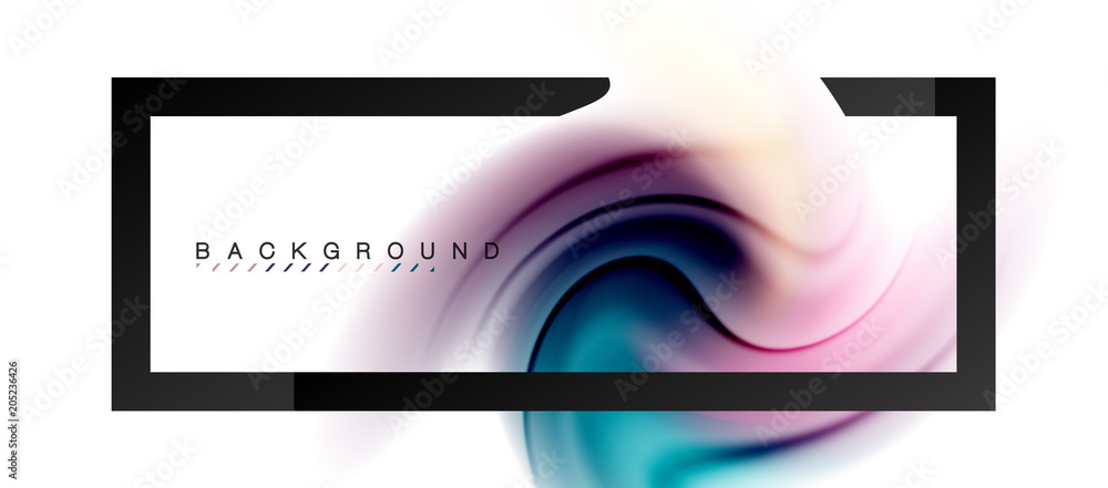 Swirl fluid flowing colors motion effect, holographic abstract background Swirl fluid flowing colors motion effect, holographic abstract background