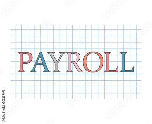 payroll concept- vector illustration
