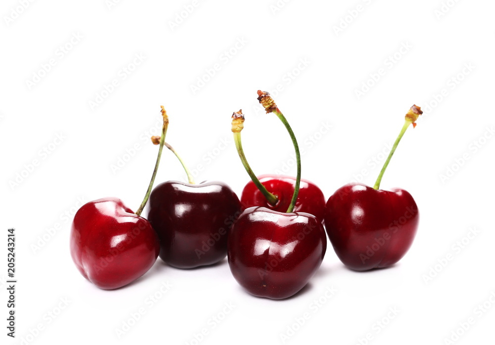 Cherry isolated on white Cherry isolated on white