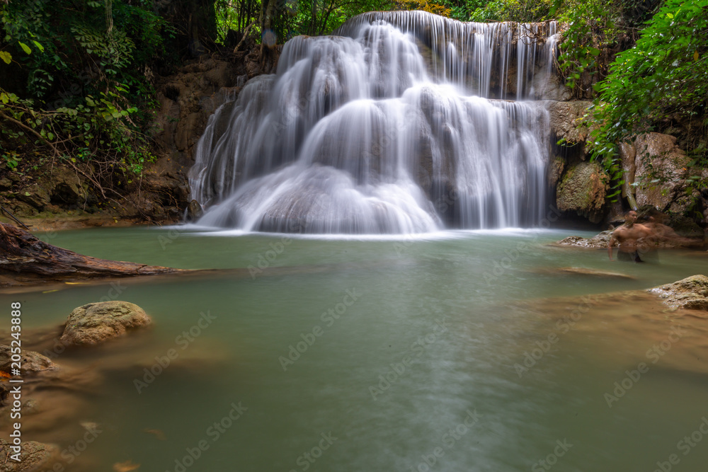 Fototapeta premium Cascade waterfall in Thailand