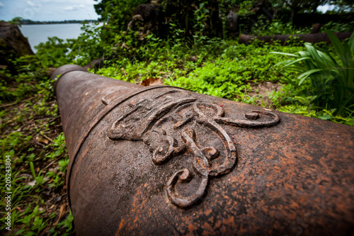 Bunce Island, Sierra Leone, West Africa - British slave trading photo