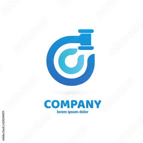Illustration of business logotype bidding and auction.