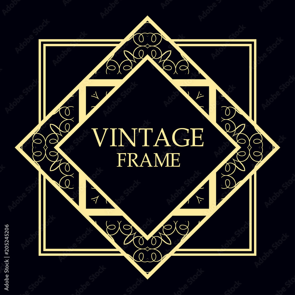art deco frame art deco frame