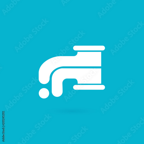 Illustration of business logotype bidding and auction.
