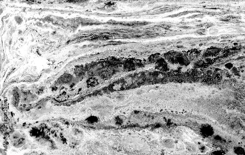 Naklejka premium Marble abstract acrylic background. Nature black marbling artwork texture.
