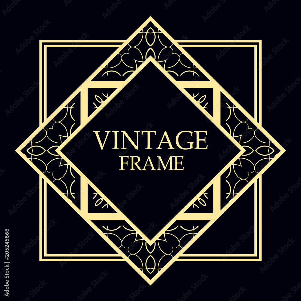art deco frame art deco frame