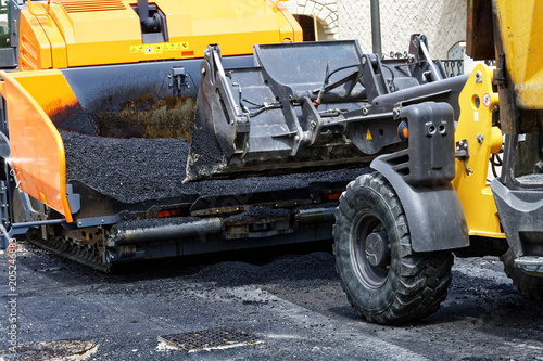 Fotografia Travaux goudronnage route
