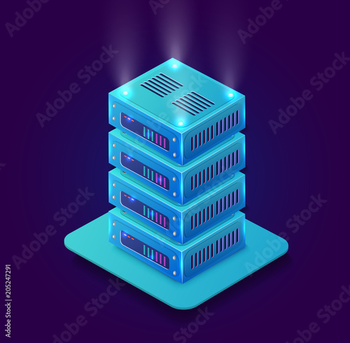 Isometric 3D blockchain