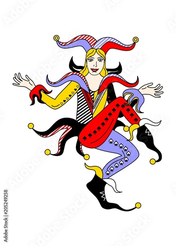 the joker card woman