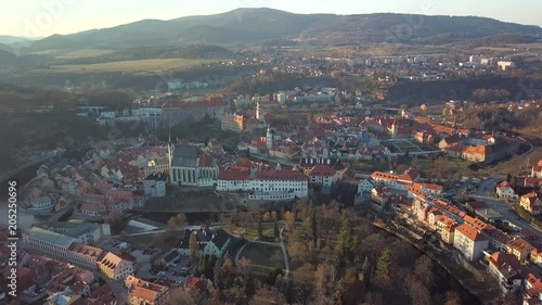 Cesky Krumlov from a bird's eye view, Czech Republic photo