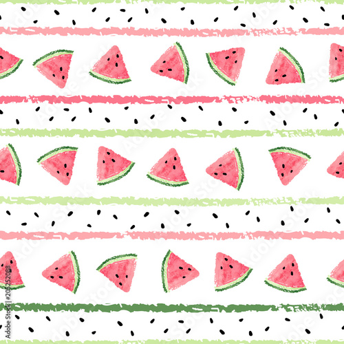 Seamless striped pattern wi...