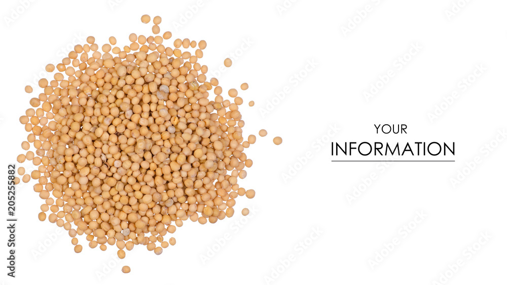 Mustard seeds spice pattern Mustard seeds spice pattern
