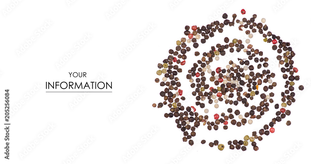 Mix of peppers spice pattern