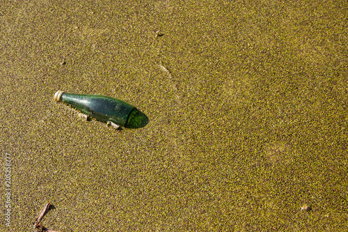 garbage in the sand