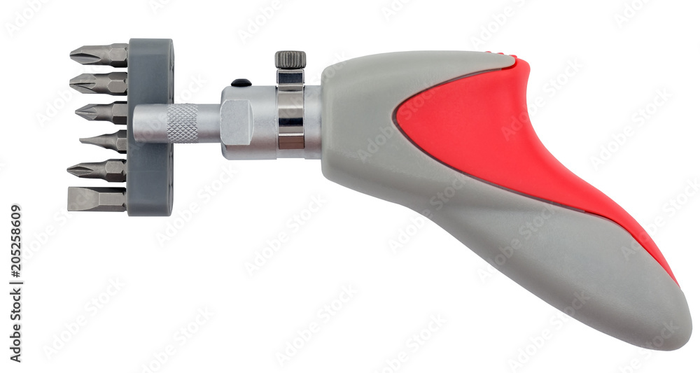 screwdriver head and handle isolated on white screwdriver head and handle isolated on white