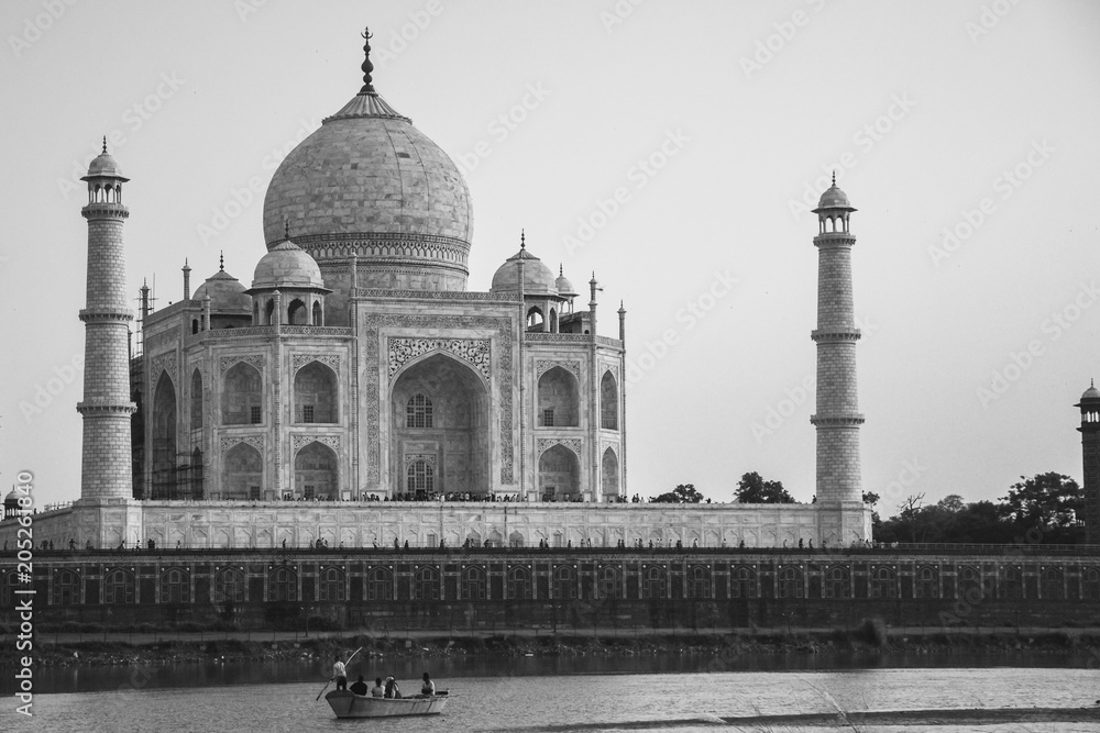 Obraz premium taj mahal bw