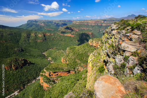 Three Rondawels viewpoint in the Blyde River Canyon, South Africa