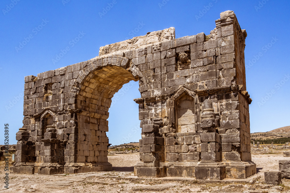 The Arch of Caracalla of Volubilis