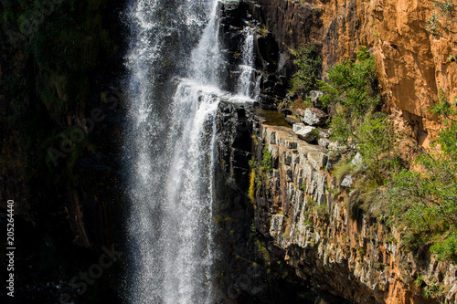 Detail of the Berlin Falls in the Blyde River Canyon area, Mpumalanga district of South Africa