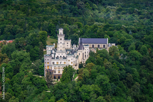 bohemian castle Hluboka nad Vltavou, Czech Republic